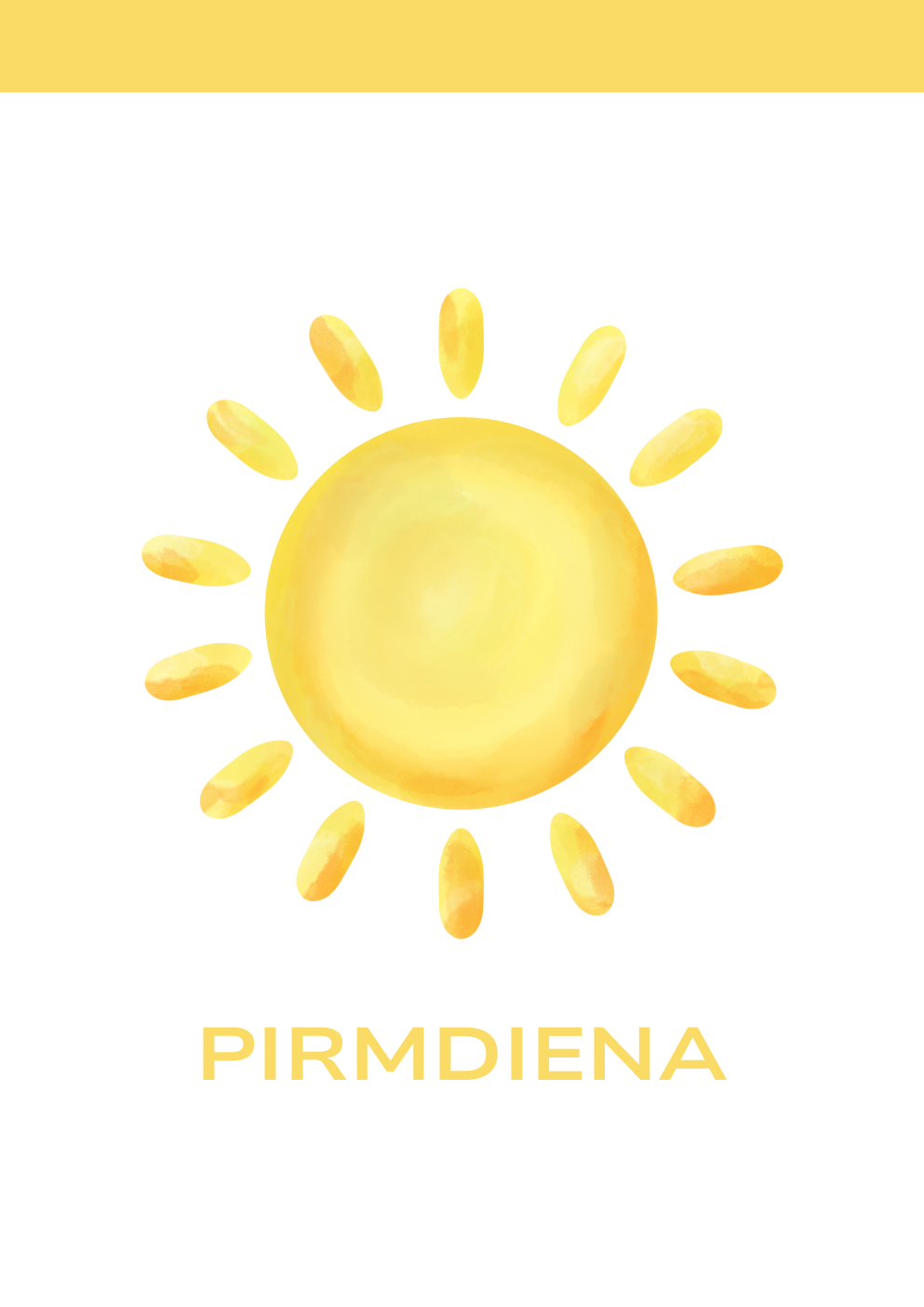 Nedēļas dienu kartīšu priekšskatījums